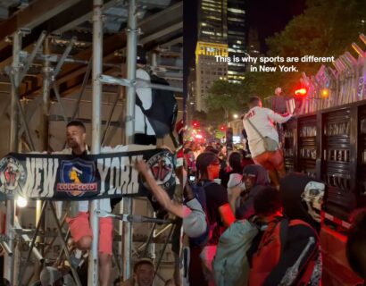Hincha de Colo Colo se vuelve viral en medio de jolgorio de fans de los New York Knicks tras triunfo clave en búsqueda del título en la NBA