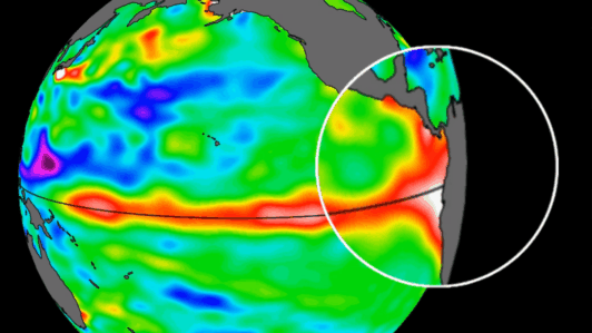 NASA detecta señal que anticiparía la llegada de El Niño: Una onda cálida llegó frente a Sudamérica
