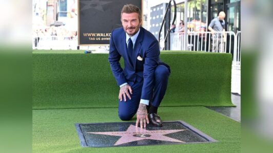 David Beckham recibe una estrella en el Paseo de la Fama de Hollywood: Es la número 2.849