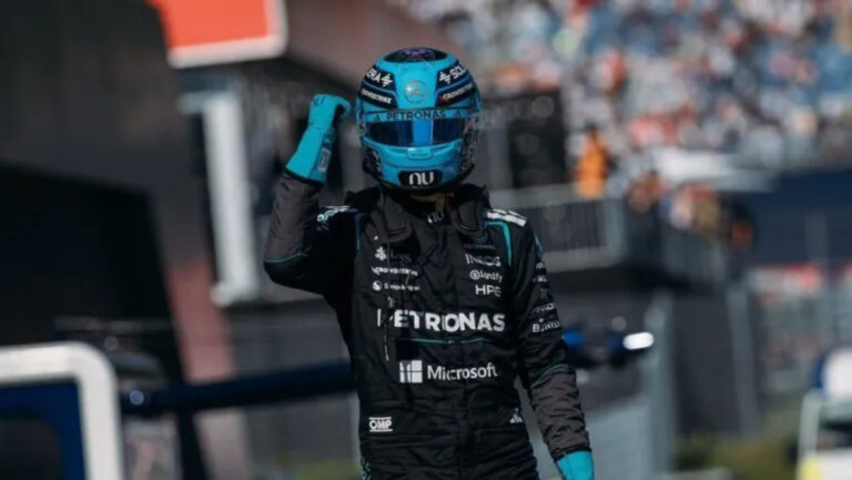 George Russell se queda con la pole en Austria bajo investigación tras el accidente de Verstappen