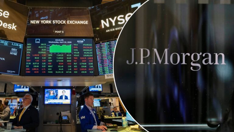 JPMorgan sube su objetivo para el S&P 500 de 7.600 a 7.800 puntos y ve un potencial de alza de casi 6%
