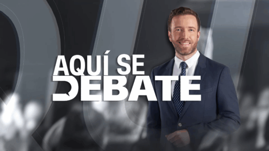 Aquí se Debate con los diputados Javier Olivares (PDG), Carolina Tello (FA), Patricio Pinilla (DC) y Stephan Schubert (REP)