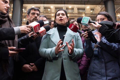 La alcaldesa de Quinta Normal, Karina Delfino/Agencia Uno