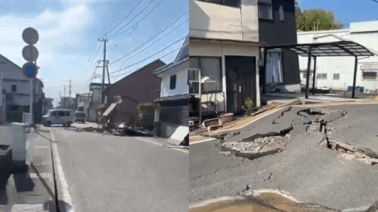 Terremoto de 7,1 sacude el sur de Japón: Más de 50 heridos y personas atrapadas en un mall
