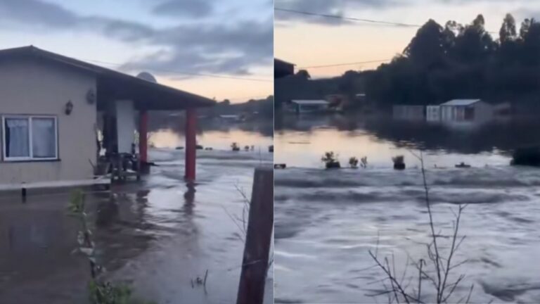 Por desborde del río Llollelhue: Senapred llama a evacuar tres sectores de La Unión