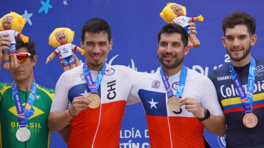 Team ParaChile ganó su primer oro en los Juegos Parasuramericanos de Valledupar: Tándem masculino se quedó con el primer lugar en prueba de ciclismo
