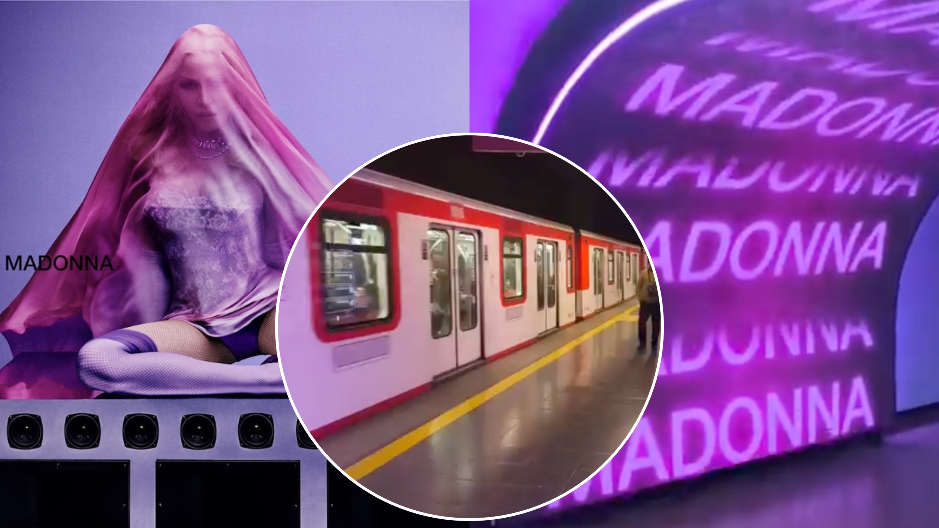 Metro Los Leones se transforma con activación inspirada en el nuevo disco de Madonna