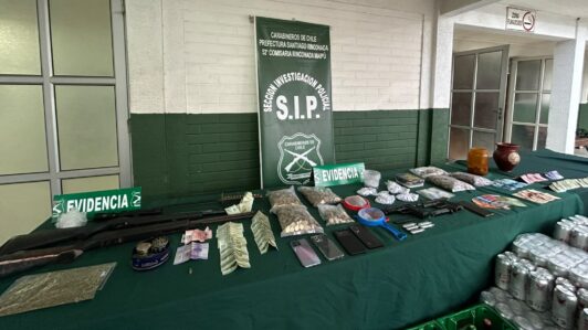 Desarticulan puntos de venta de droga en Maipú: Uno funcionaba bajo la fachada de un local de abarrotes