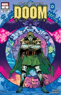 Portada de la historieta número 1 de "Doom" (2024). Cortesía Marvel Comics
