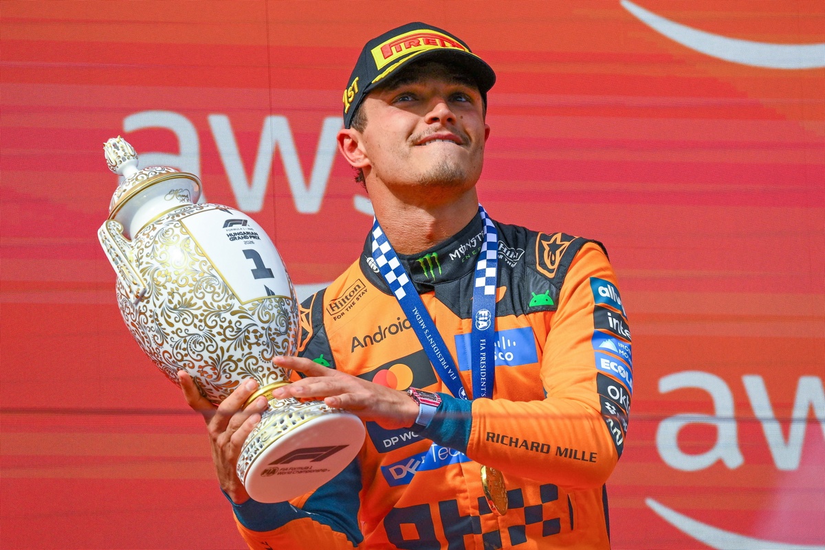 Lando Norris gana el Gran Premio de Hungría: Verstappen quedó segundo en el podio