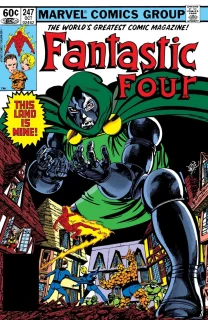 Portada de la edición 247 de "Fantastic Four" (1982). Cortesía Marvel Comics