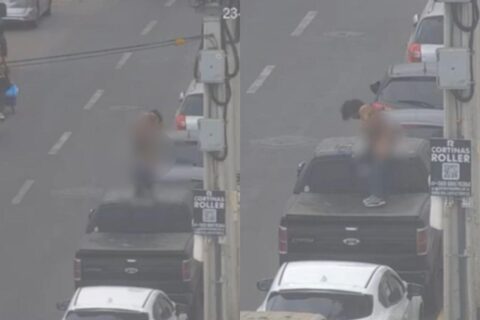 Decretan prisión preventiva para hombre que bailó desnudo sobre autos en Iquique: Tenía antecedentes por robo y había sido expulsado del país