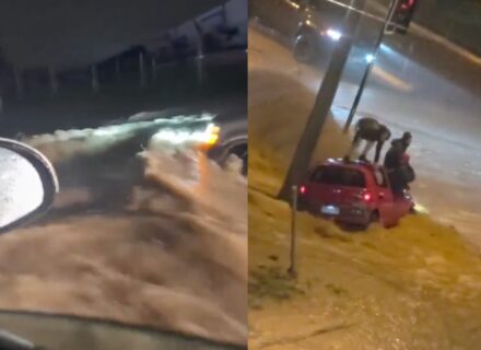 Registran impactantes inundaciones en La Serena tras el temporal