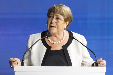 Expresidenta Bachelet: 