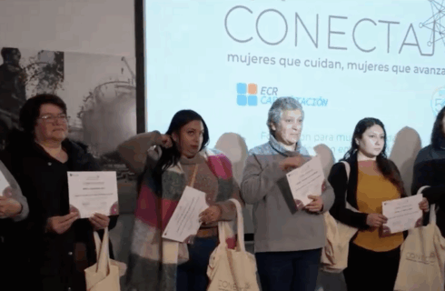 Impulsan inserción laboral de mujeres cuidadoras a través del programa Conecta