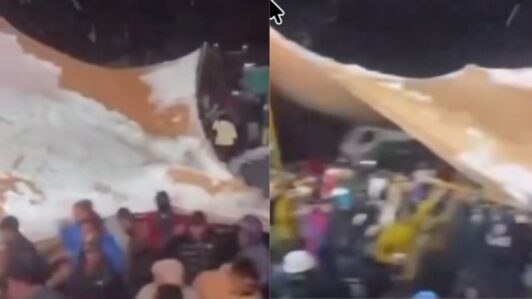 En medio de sistema frontal: Carpa colapsó sobre asistentes de una fiesta en Ñuble