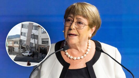 Expresidenta Bachelet por terremoto en Colombia: 