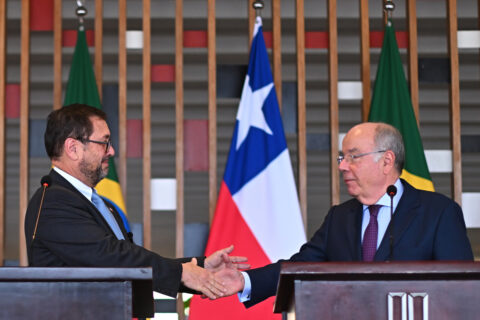 Canciller Pérez Mackena sostiene encuentro con su par de Brasil: Defendieron 