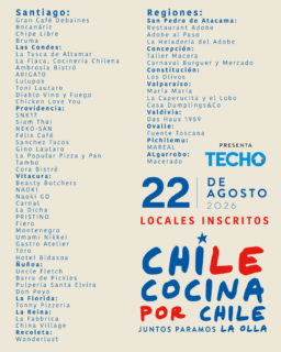 "Chile Cocina por Chile": Restaurantes se unen este sábado en cruzada solidaria por damnificados del norte