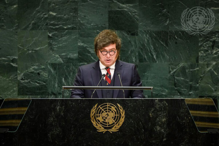 En la ONU, Javier Milei habla de Malvinas. En la Argentina, los números de la economía lo ponen en problemas