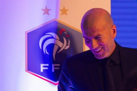 Zidane dio este viernes su primera lista como seleccionador de Francia para los partidos de Liga de las Naciones. EFE/EPA/Mohammed Badra