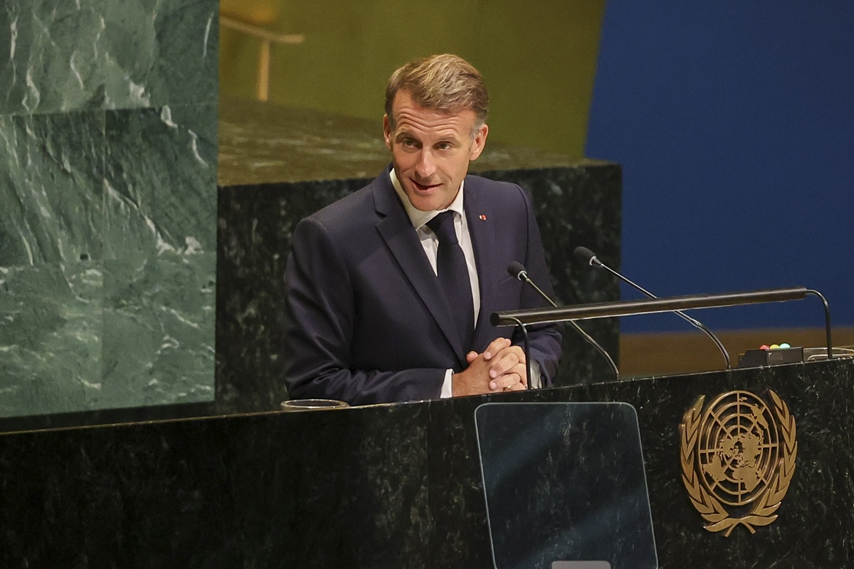 Macron defiende el multilateralismo en la ONU: Llama a enfrentar guerras y regular el avance de la IA