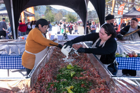 Fiestas Patrias 2026: Huechuraba destrona a Antofagasta y bate récord del pebre más grande de Chile