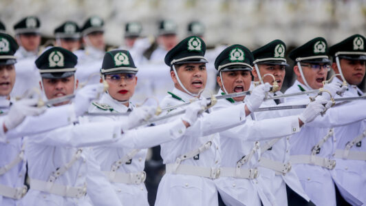 Gendarmería de Chile desfiló por primera vez en la Parada Militar: Así fue el momento