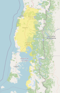 Mapa Dirección Meteorológica de Chile (DMC).