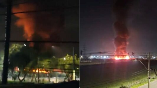 Incendio afectó campamento en Maipú: Se reportaron viviendas destruidas