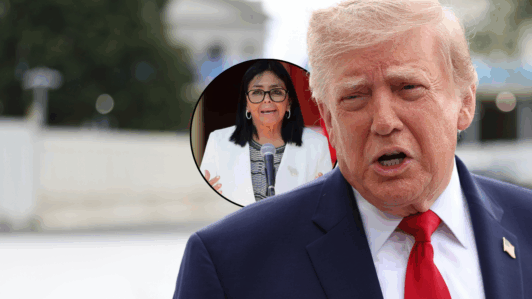 Trump dice que Delcy Rodríguez fue 