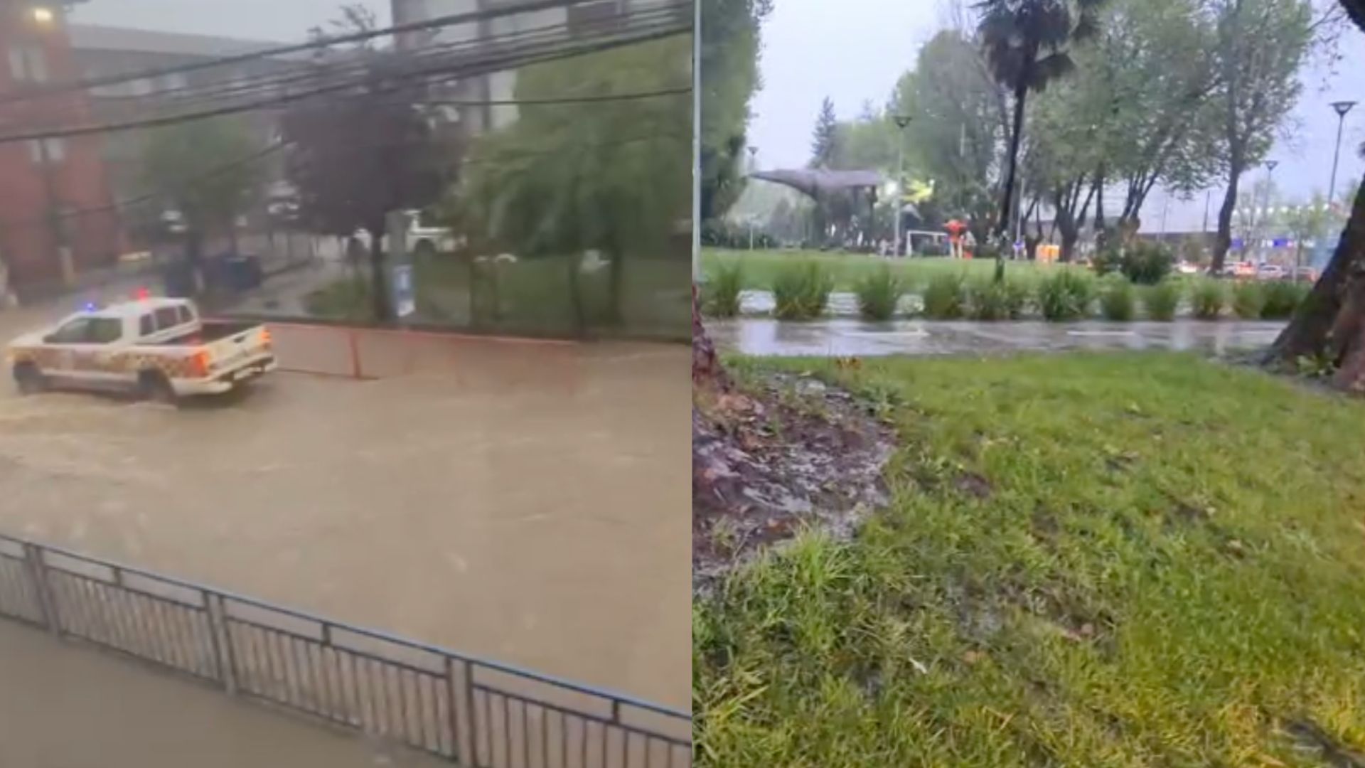 Intensas lluvias en la zona centro-sur del país: Reportan inundaciones en Lota