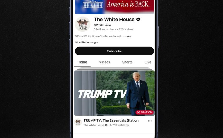 La Casa Blanca lanza TRUMP TV mientras principales cadenas de Estados Unidos suspenden cobertura conjunta de Trump