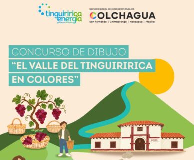 Tinguiririca Energía y SLEP Colchagua lanzan tercera edición del reconocido concurso escolar “El Valle del Tinguiririca en Colores”