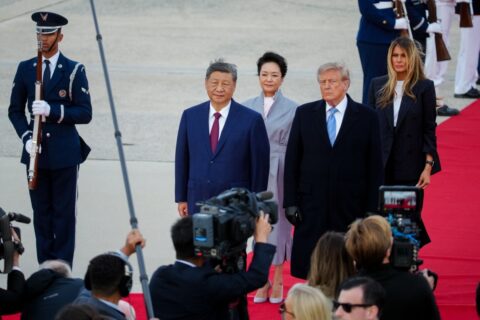 Donald Trump recibe a Xi Jinping en Washington en su primera visita de Estado en más de una década