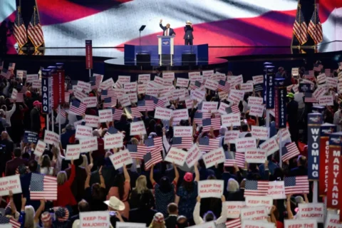 Scott interviene el miércoles en la Convención Nacional Republicana de mitad de mandato en Dallas. Brian Snyder/Reuters