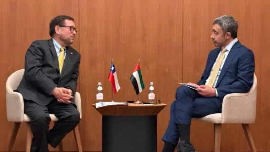 Pérez Mackenna se reúne con canciller de Emiratos Árabes Unidos para abordar oportunidades comerciales en el Golfo
