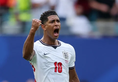 Jude Bellingham, de Inglaterra, celebra un gol de su selección en el Mundial 2026. Paul Childs/REUTERS/REUTERS