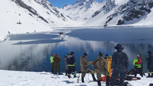 Portillo: Rescatan cuerpo de tercer montañista fallecido tras avalancha en Laguna del Inca