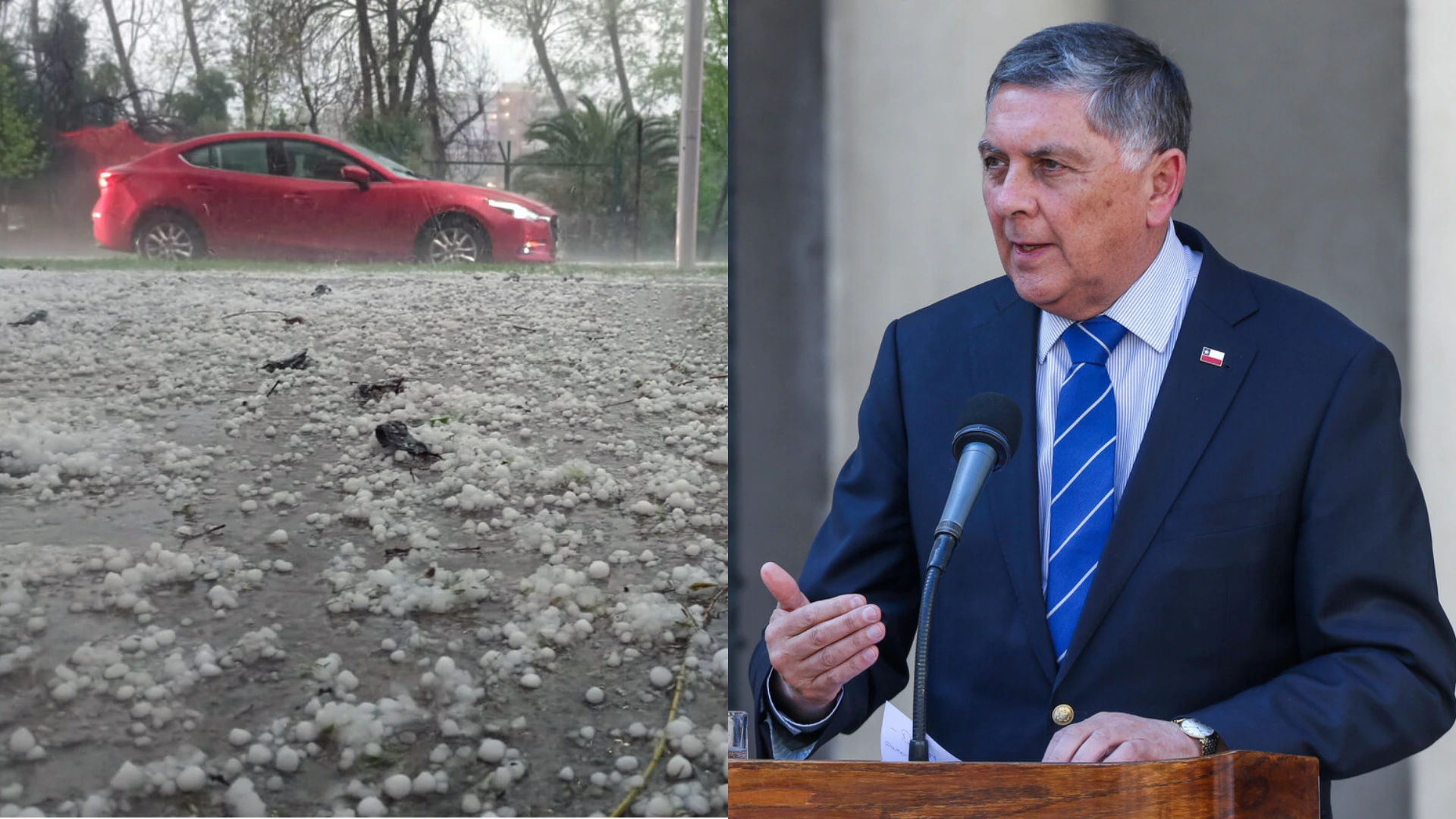 Tras caída de granizos y tormentas eléctricas: Alvarado llama a la ciudadanía a informarse por canales oficiales y confirma refuerzo al transporte público