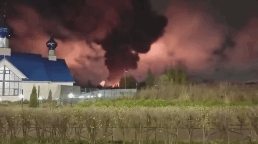 Ucrania ataca una terminal petrolera rusa con un ataque masivo de drones el domingo 18 de octubre. Reuters