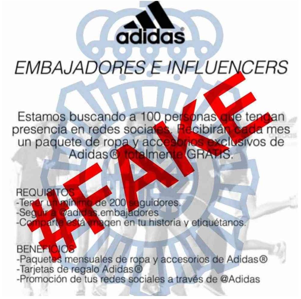 paquete piso medio La falsa búsqueda de influencers de Adidas que hizo caer a miles de  usuarios de Instagram