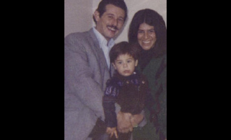 Ernesto Lejderman y sus padres