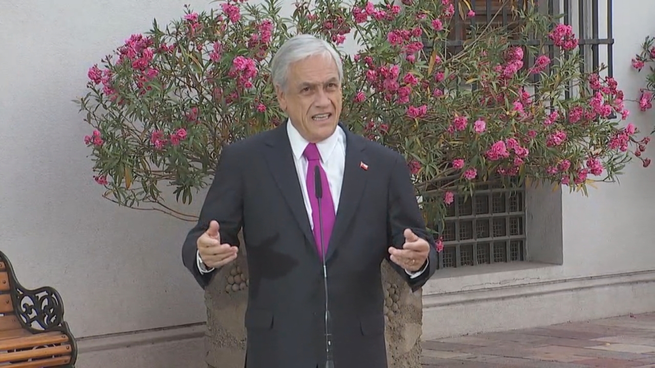 Foto: Pdte. Piñera en La Moneda