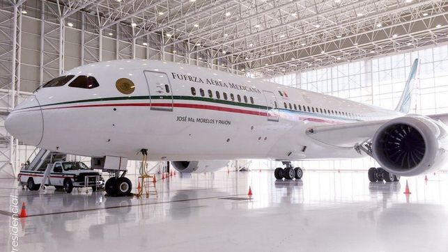 Avión presidencial de México - Boeing 787 dreamliner
