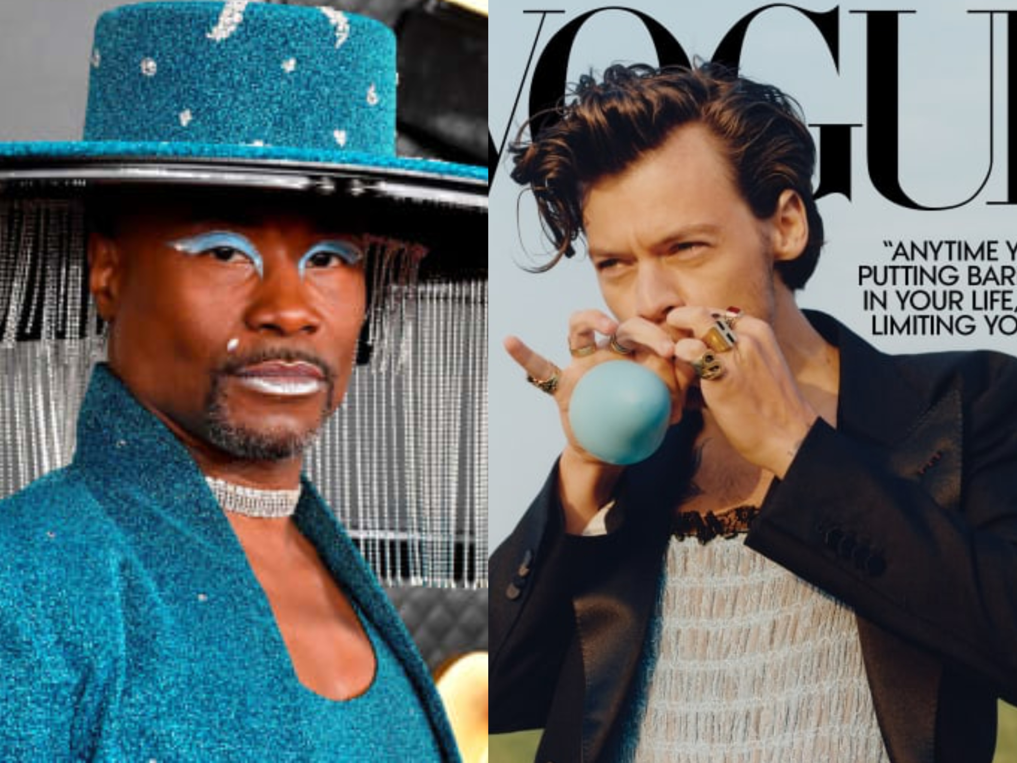 “Blanco y heterosexual” Billy Porter en picada contra Vogue por