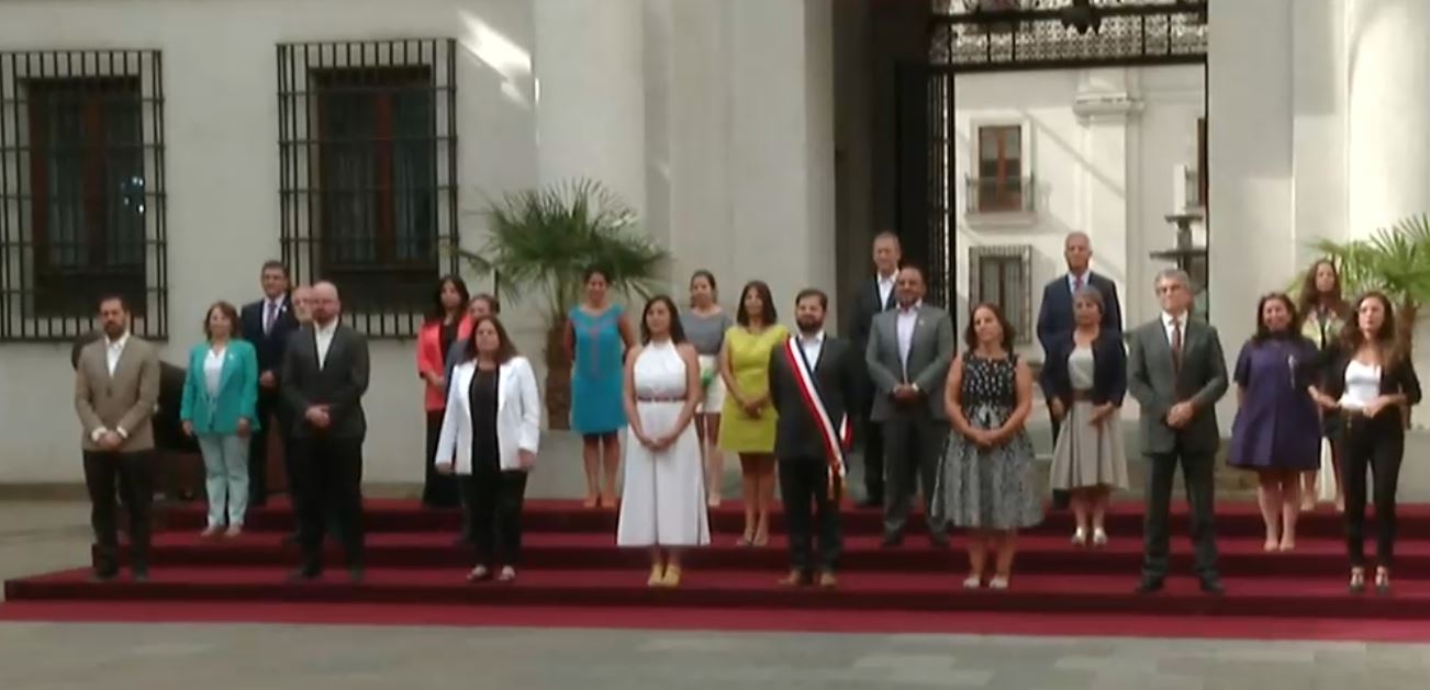 Gabriel Boric Se Tomó La Foto Oficial Junto A Su Gabinete De Ministros ...