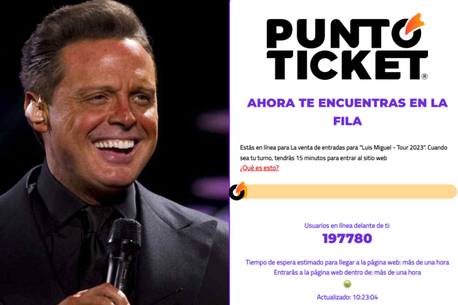 Preventa para concierto de Luis Miguel se agotó en minutos Revisa