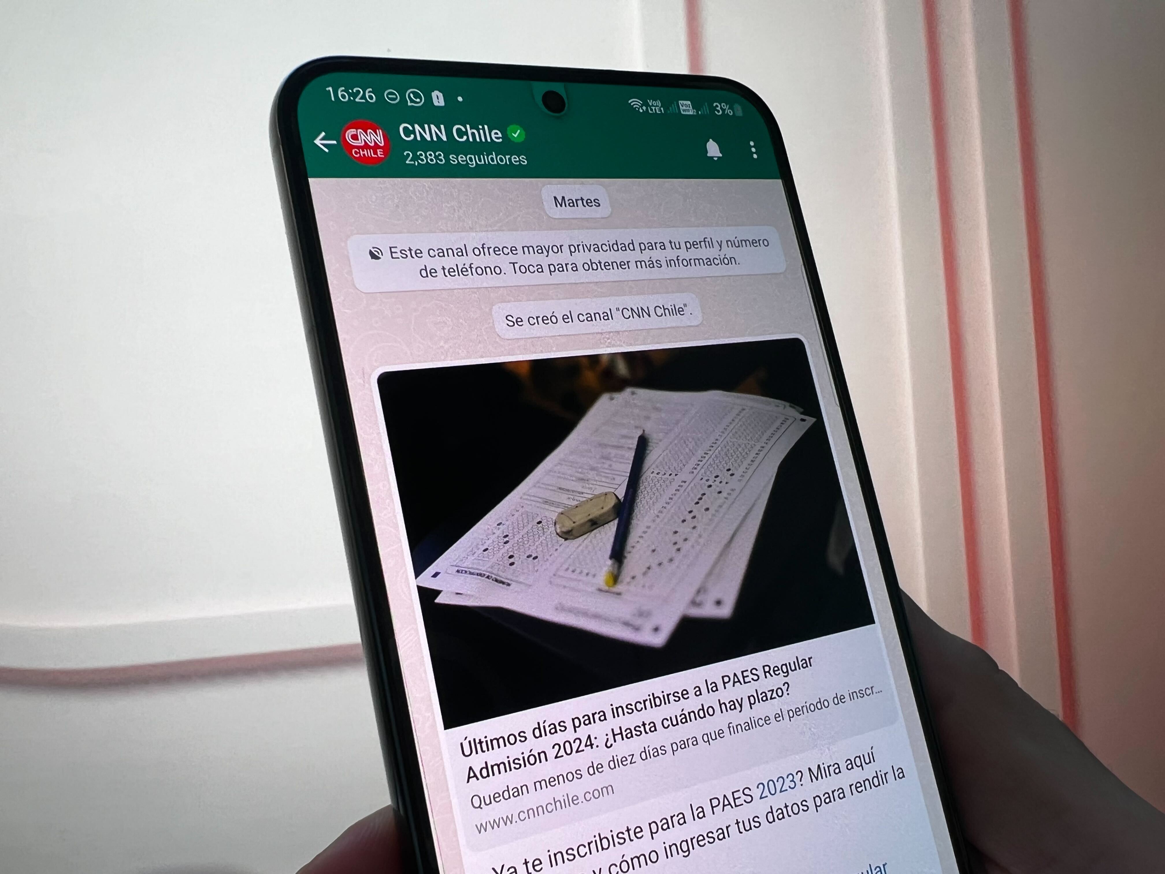 Canales De Whatsapp Llega A Chile Cómo Funciona De Qué Trata Y Cómo Unirse Al Canal De Cnn Chile 3846
