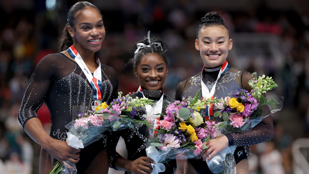 Simone Biles marcó nuevo récord en el Campeonato de Gimnasia de EE.UU.